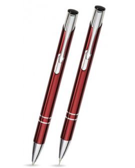 President 2-element ballpens set in etui with your logo