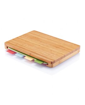 Cutting board with 4 pcs hygienic boards