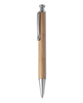 Koka pildspalva ar savu logo vai etiķeti, prezentpriekšmeti